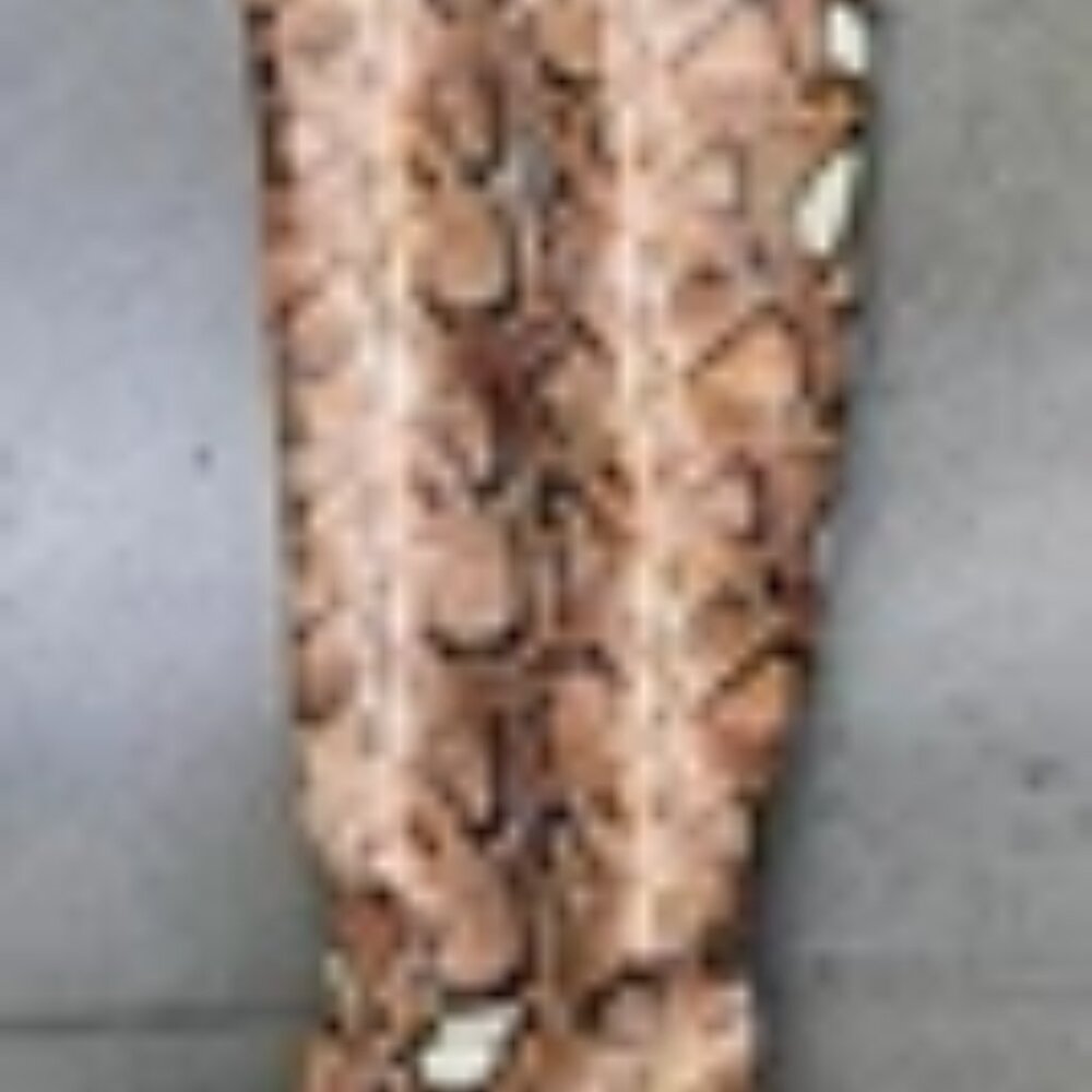 Women's Custom Knee High Python-Embossed Leather?… - image 4